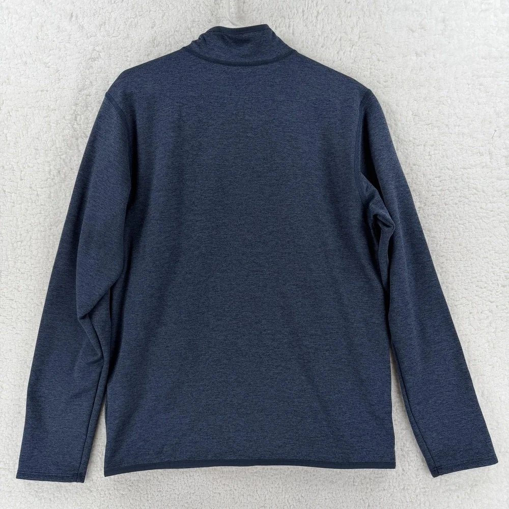 The North Face Jacket Mens Medium Blue Thermal 1/4 Zip Fleece‎ Pullover NF0A7V63